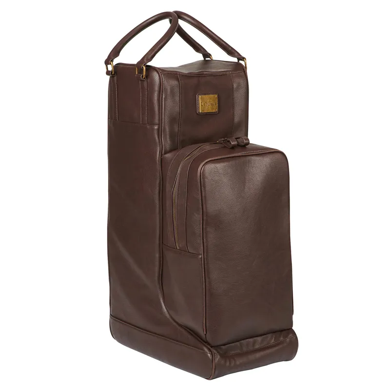 LeMieux PU Leather Boot Bag Brown 3 LeMieux PU Leather Boot Bag Brown