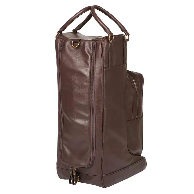 LeMieux PU Leather Boot Bag Brown 4 LeMieux PU Leather Boot Bag Brown - Image 2