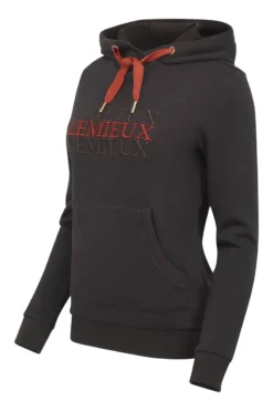 LeMieux Cross Over Hoodie Liquorice -Equestrian Supply Store lm crossoverhoodie liquorice2 lr