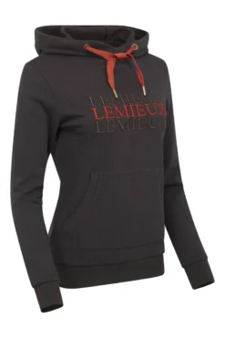LeMieux Cross Over Hoodie Liquorice -Equestrian Supply Store lm crossoverhoodie liquorice3 lr
