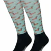 LeMieux Footsie Socks Christmas Daschunds -Equestrian Supply Store lm footsiesocks dog lr201