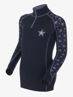 LeMieux Mini Base Layer Indigo 8 LeMieux Mini Base Layer Indigo -Equestrian Supply Store lm minibaselayer indigo2 hr