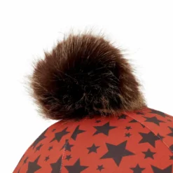 LeMieux Mini Hat Silk Sienna 11 LeMieux Mini Hat Silk Sienna -Equestrian Supply Store lm minihatsilk sienna lr203