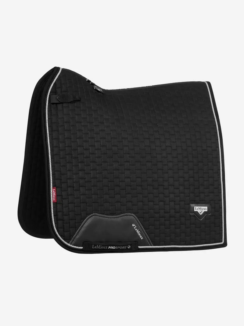 LeMieux Puissance Suede Dressage Square Black 3 LeMieux Puissance Suede Dressage Square Black