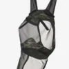 LeMieux Visor-Tek Full Fly Mask Camo Green -Equestrian Supply Store lm visortek flymask camogreen full hr 1 1
