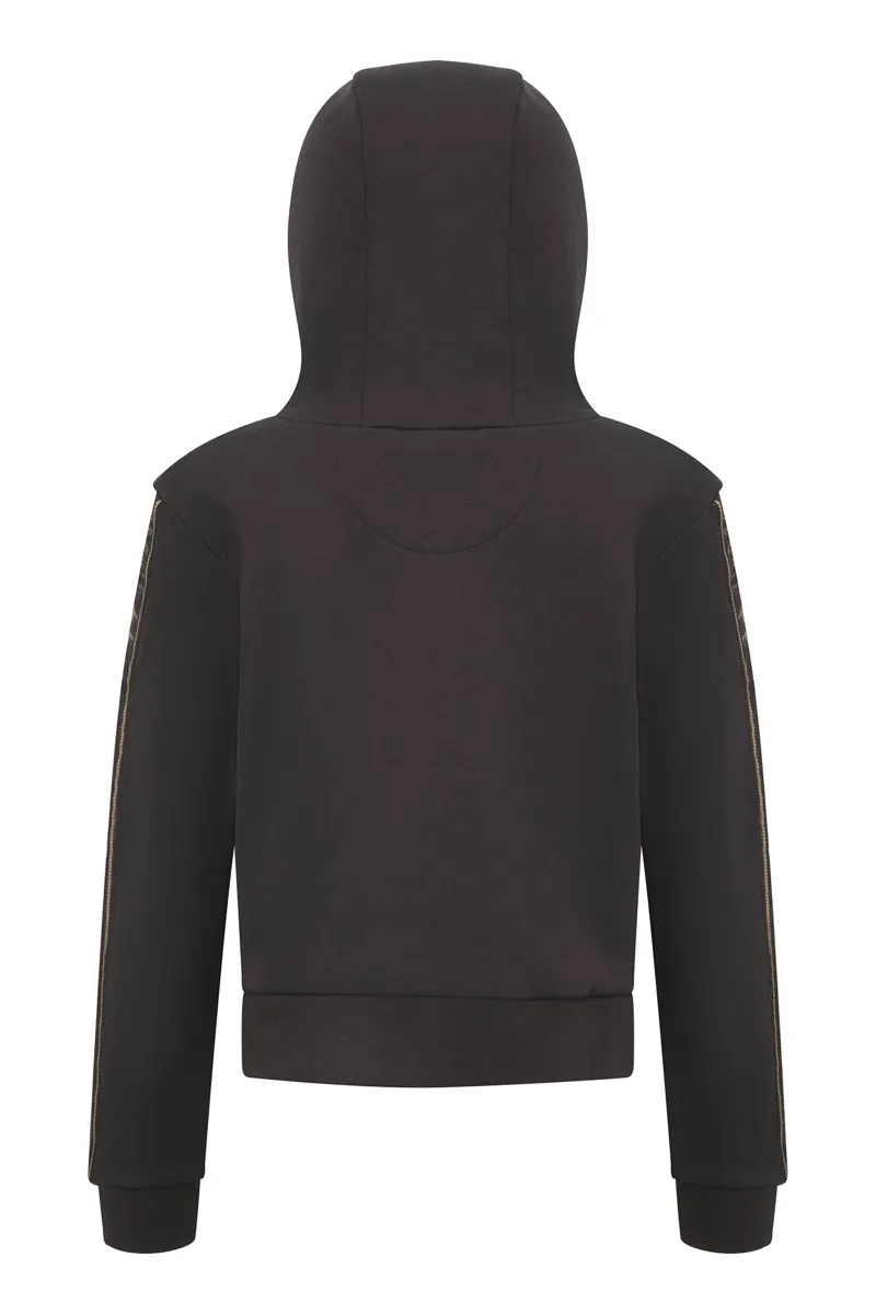 LeMieux Young Rider Cropped Hoodie Liquorice 5 LeMieux Young Rider Cropped Hoodie Liquorice - Image 3