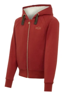 LeMieux Young Rider Sherpa Lined Hoodie Sienna -Equestrian Supply Store lm youngridersherpa sienna2 lr