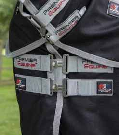 Premier Equine Magni-Teque Magnetic Horse Rug With Neck Cover -Equestrian Supply Store magniteque magnet rug black 3