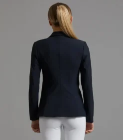 Premier Equine Nera Ladies Competition Jacket - Navy -Equestrian Supply Store nera competition jacket navy 3