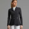 Premier Equine Nera Ladies Competition Jacket - Grey -Equestrian Supply Store nera ladies competition jacket grey grey