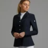 Premier Equine Nera Ladies Competition Jacket - Navy -Equestrian Supply Store nera ladies competition jacket navy navy