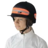 Hy Viz Hat Band In Orange/Black -Equestrian Supply Store orange 36
