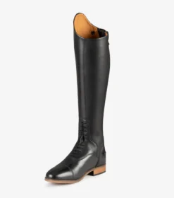 Premier Equine Passaggio Ladies Leather Field Tall Riding Boot Black -Equestrian Supply Store passaggio tall boot black 5