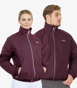 Premier Equine Pro Rider Unisex Waterproof Riding Jacket Wine