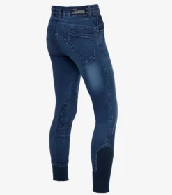 Premier Equine Mini Roxy Girl's Denim Riding Breeches -Equestrian Supply Store roxy kids denim breeches 3