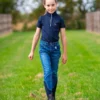 Premier Equine Mini Roxy Girl's Denim Riding Breeches -Equestrian Supply Store roxy kids denim breeches 8