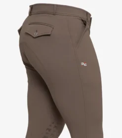 Premier Equine Santino Men's Gel Knee Riding Breeches Walnut -Equestrian Supply Store santino mens breeches walnut 1