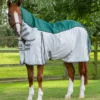 Premier Equine ShowerTex Fly Rug With Surcingles Green -Equestrian Supply Store showertex stay dry fly rug green 1