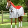 Premier Equine ShowerTex Fly Rug With Surcingles Red -Equestrian Supply Store showertex stay dry fly rug red 1