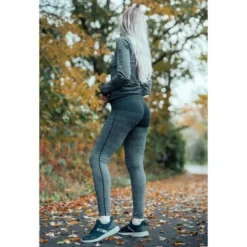 Mountain Horse Tindra Tech Top Black Melange -Equestrian Supply Store tindra BLANK top BLANK and BLANK tights BLANK emmely2