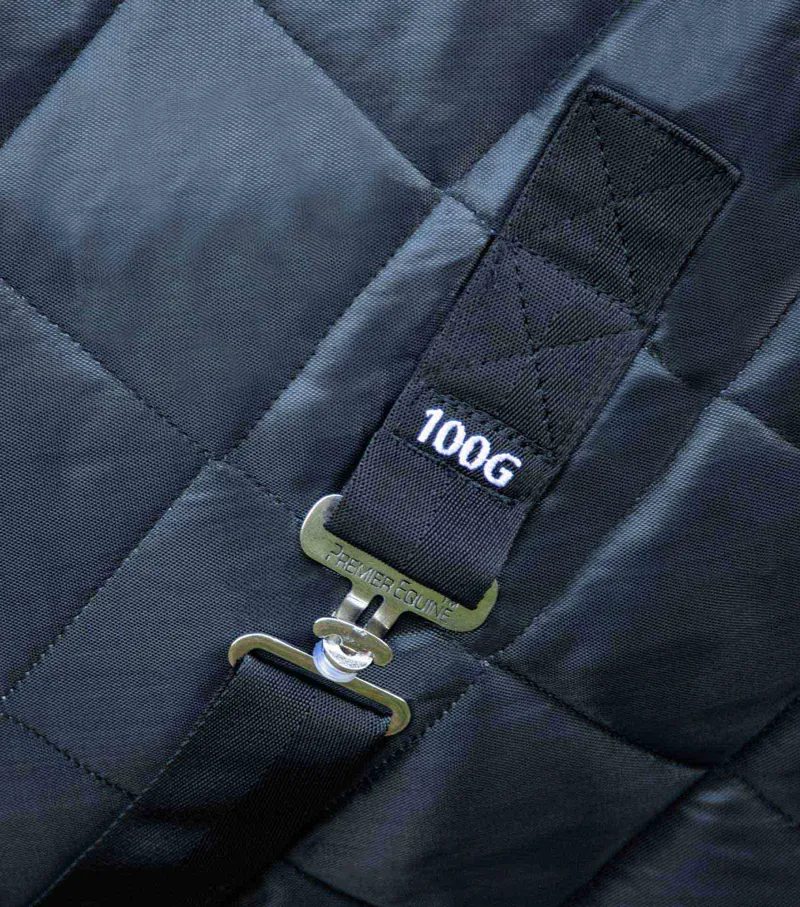 Premier Equine Tuscan Stable Rug 100g Black 6 Premier Equine Tuscan Stable Rug 100g Black - Image 4