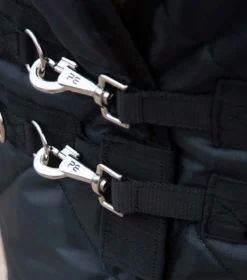 Premier Equine Tuscan Stable Rug 200g Black -Equestrian Supply Store tuscan 200g stable rug black 3