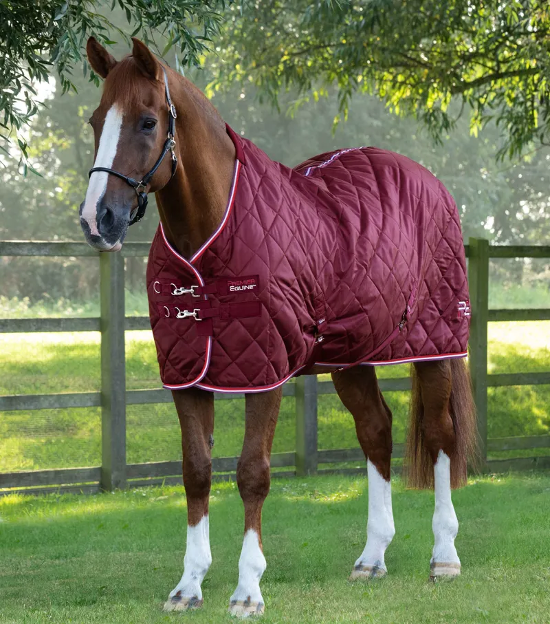 Premier Equine Tuscan Stable Rug 100g Burgundy 3 Premier Equine Tuscan Stable Rug 100g Burgundy