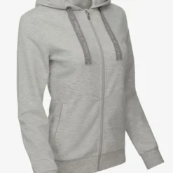 LeMieux Leonie Zip Through Hoodie Grey Marl -Equestrian Supply Store ujk4674w