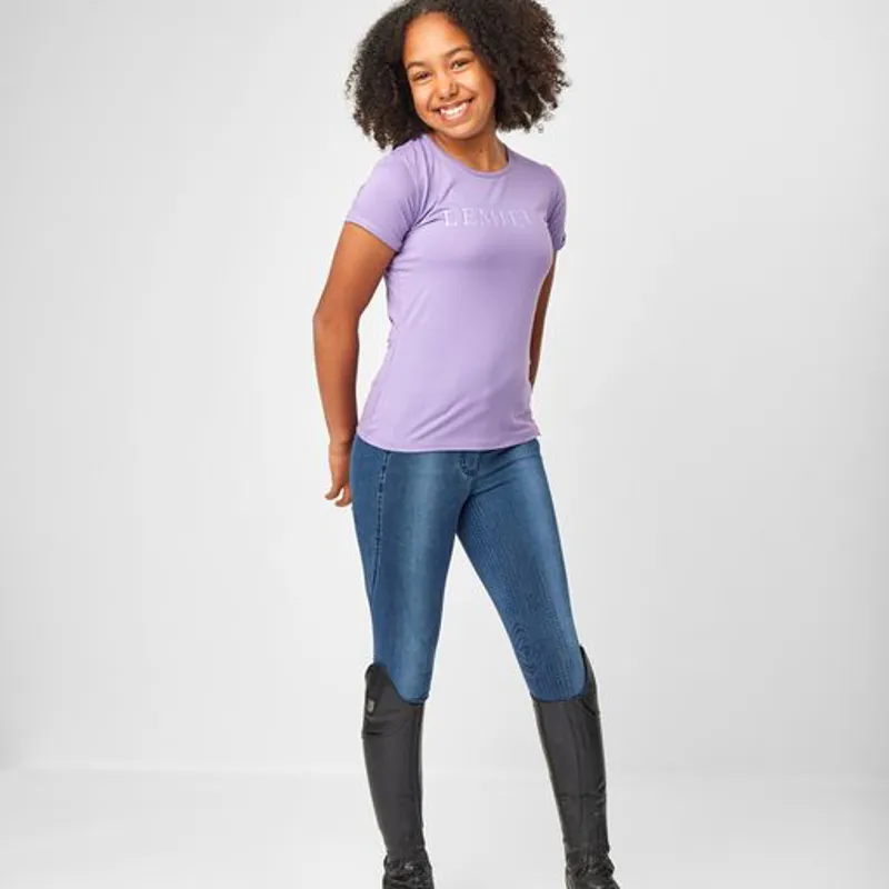 LeMieux Young Rider Sarah T-Shirt Iris 6 LeMieux Young Rider Sarah T-Shirt Iris - Image 4